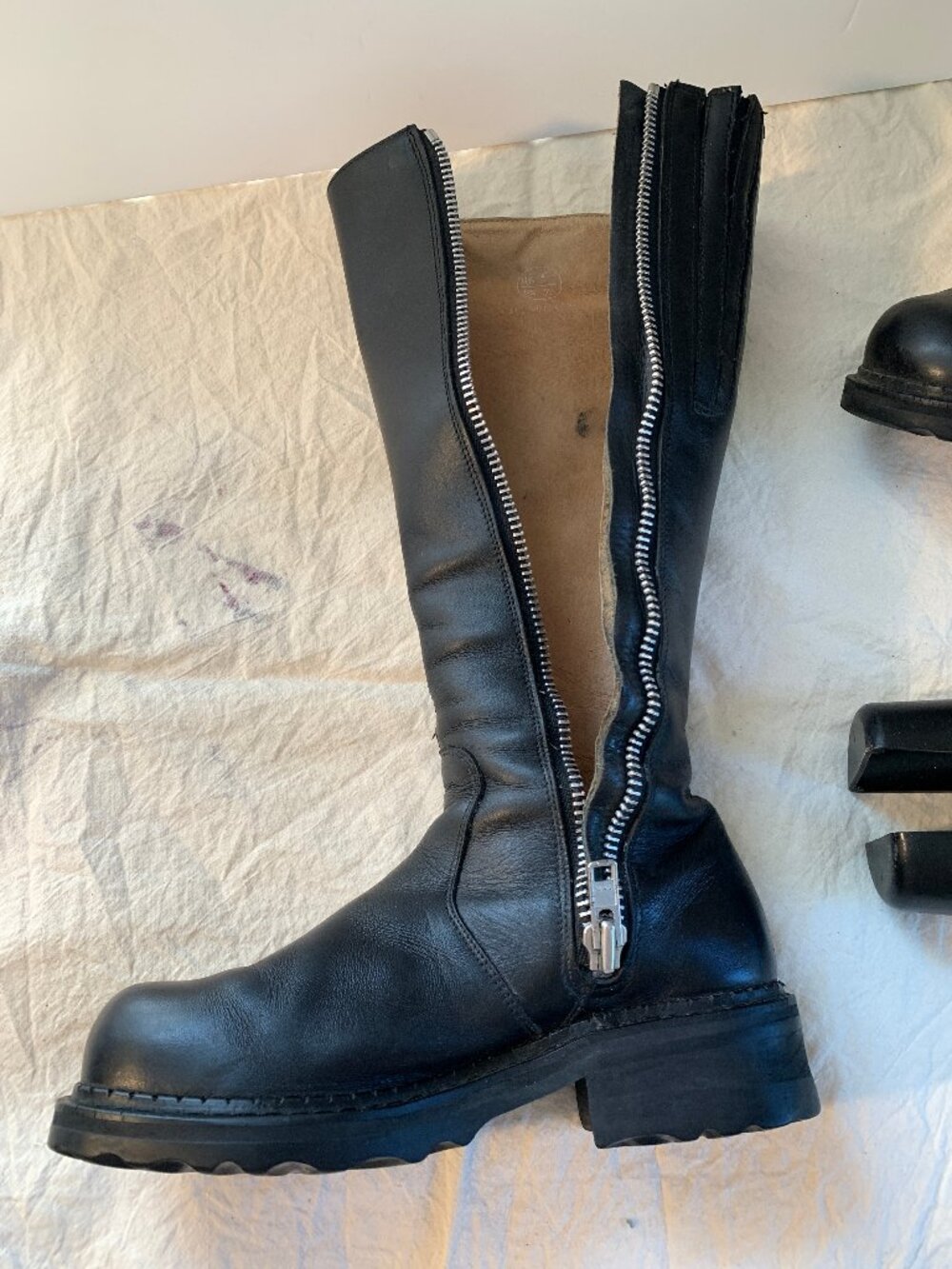 Fluevog Black Leather Boots - Picture 2 of 7